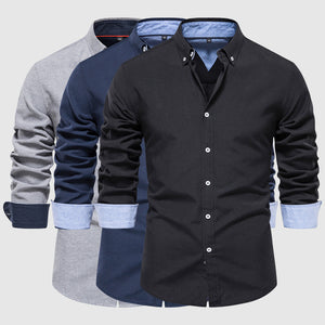Van Leeuwen | Herenpolo met comfortabele lange mouwen