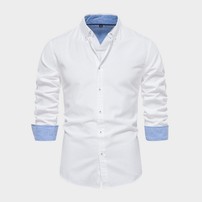 Van Leeuwen | Herenpolo met comfortabele lange mouwen