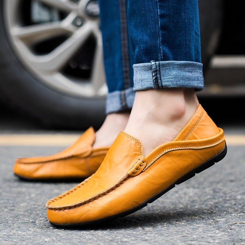 Van Leeuwen | Klassieke Slip-on Leren Heren Loafers