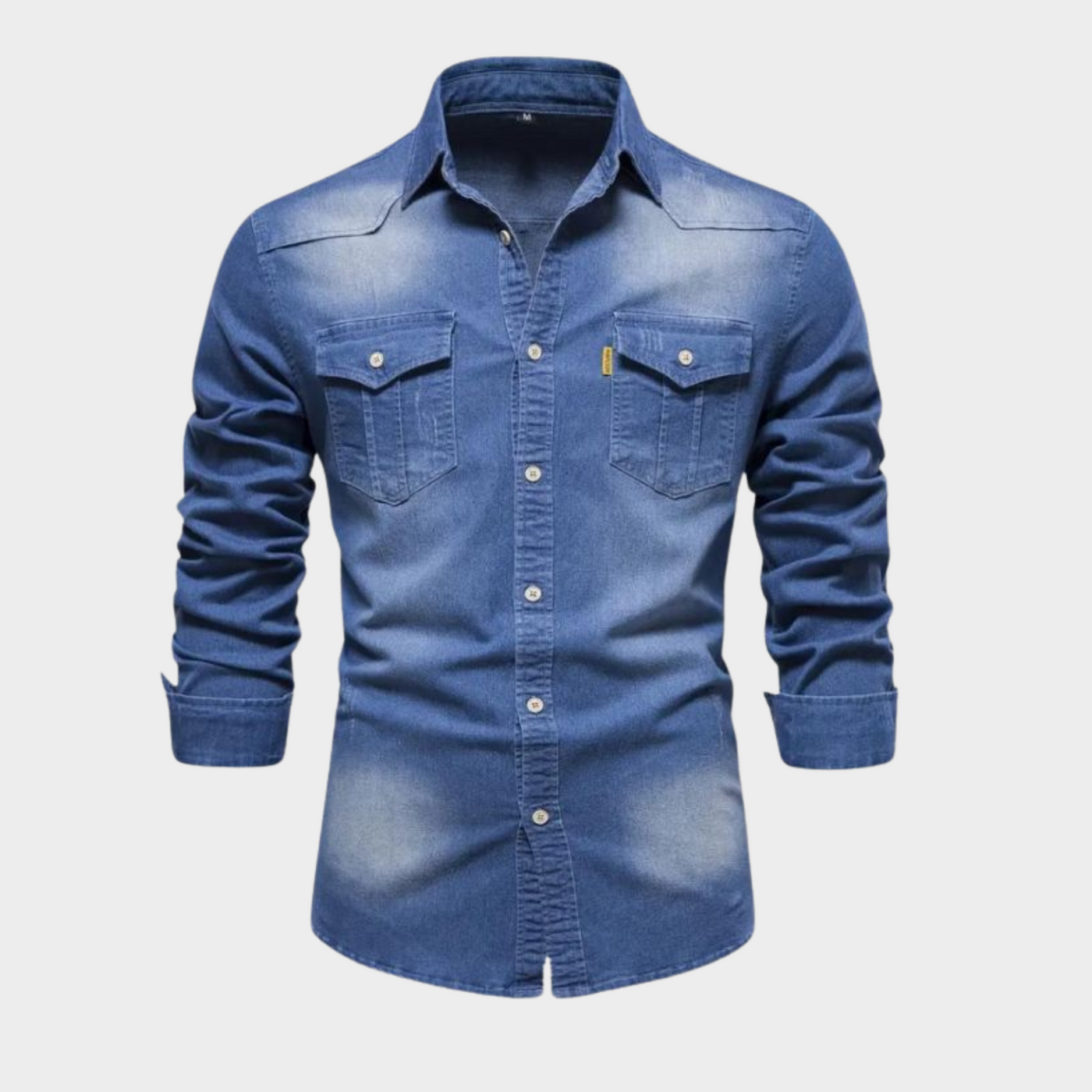 Van Leeuwen | Klassieke denim herenpolo