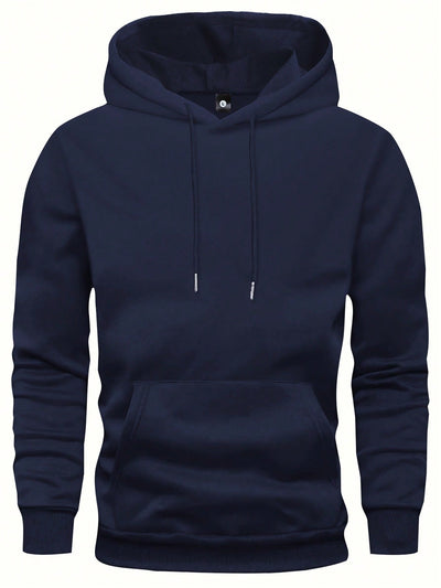 Van Leeuwen | Klassieke effen herenhoodie