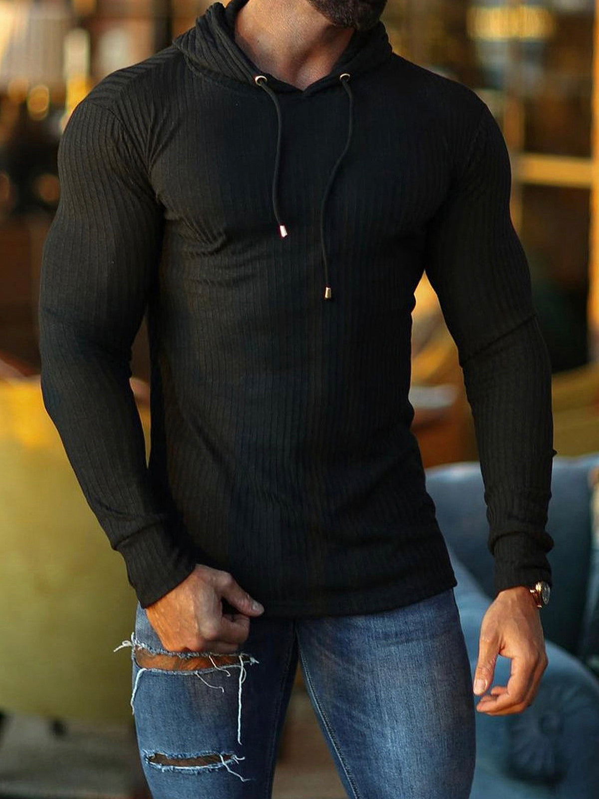 Van Leeuwen | Minimalistische bodywarmer voor heren