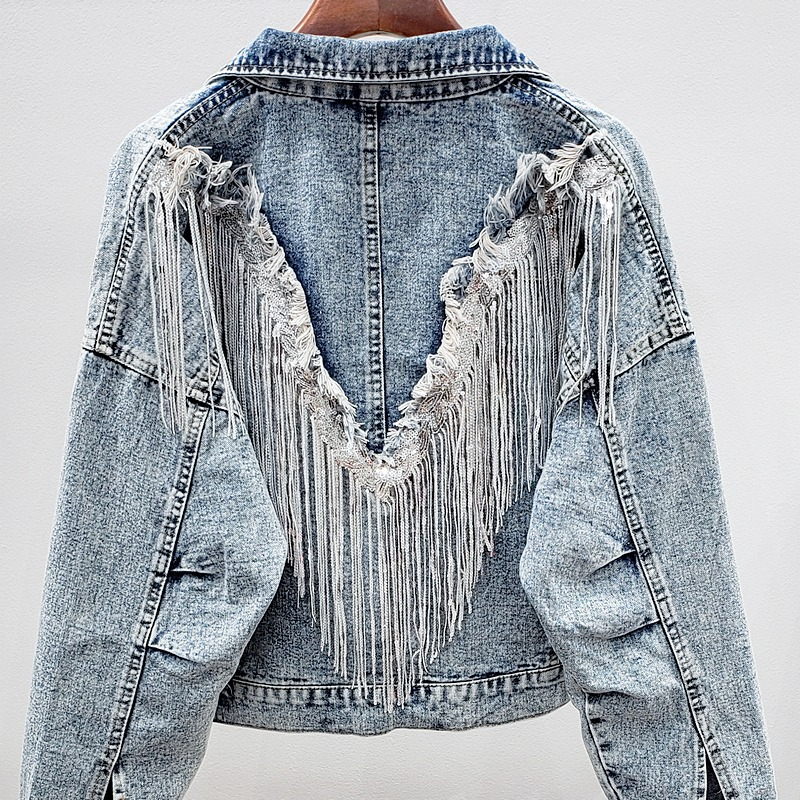 Van Leeuwen | Trendy denim damesjas