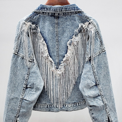 Van Leeuwen | Trendy denim damesjas