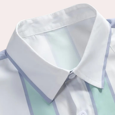 Van Leeuwen | Trendy gestreept herenoverhemd