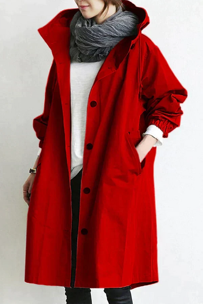 Van Leeuwen - Urban Regenjas met Oversized Capuchon - Dames