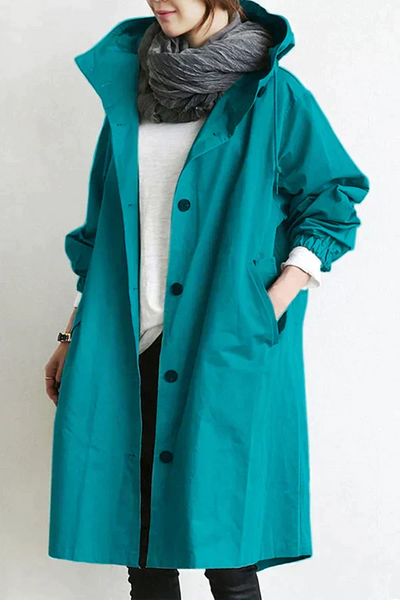 Van Leeuwen - Urban Regenjas met Oversized Capuchon - Dames