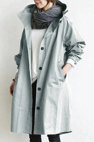 Van Leeuwen - Urban Regenjas met Oversized Capuchon - Dames