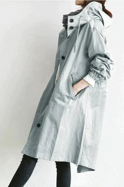 Van Leeuwen - Urban Regenjas met Oversized Capuchon - Dames