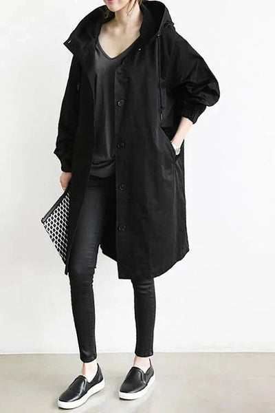 Van Leeuwen - Urban Regenjas met Oversized Capuchon - Dames