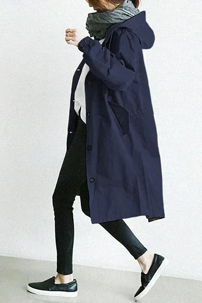 Van Leeuwen - Urban Regenjas met Oversized Capuchon - Dames