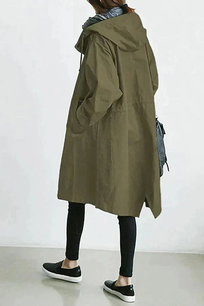 Van Leeuwen - Urban Regenjas met Oversized Capuchon - Dames
