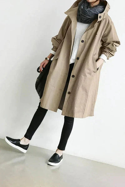 Van Leeuwen - Urban Regenjas met Oversized Capuchon - Dames