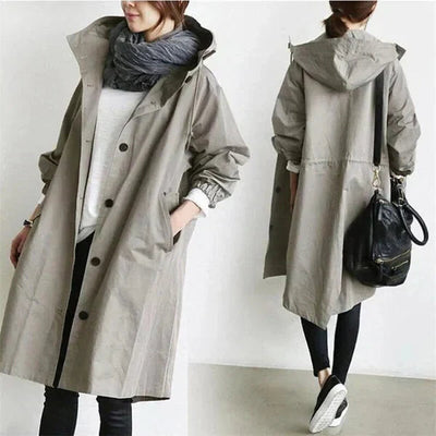 Van Leeuwen - Urban Regenjas met Oversized Capuchon - Dames