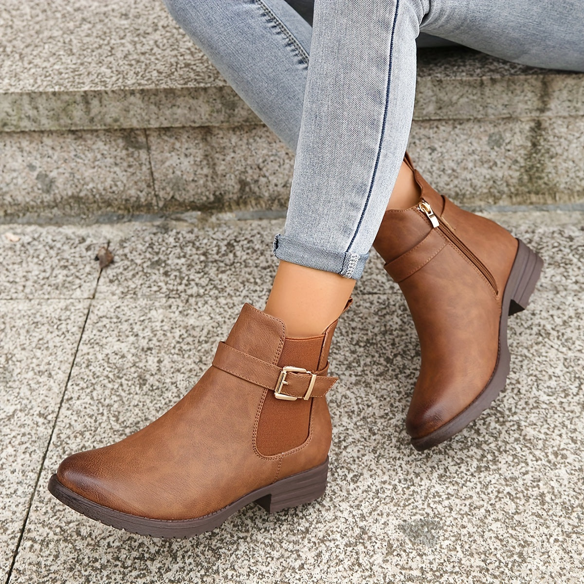 Van Leeuwen | Vintage leren dames winterlaarzen