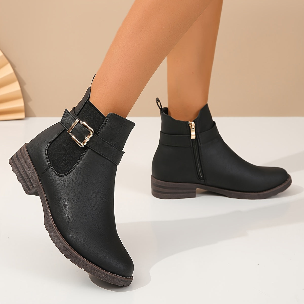 Van Leeuwen | Vintage leren dames winterlaarzen