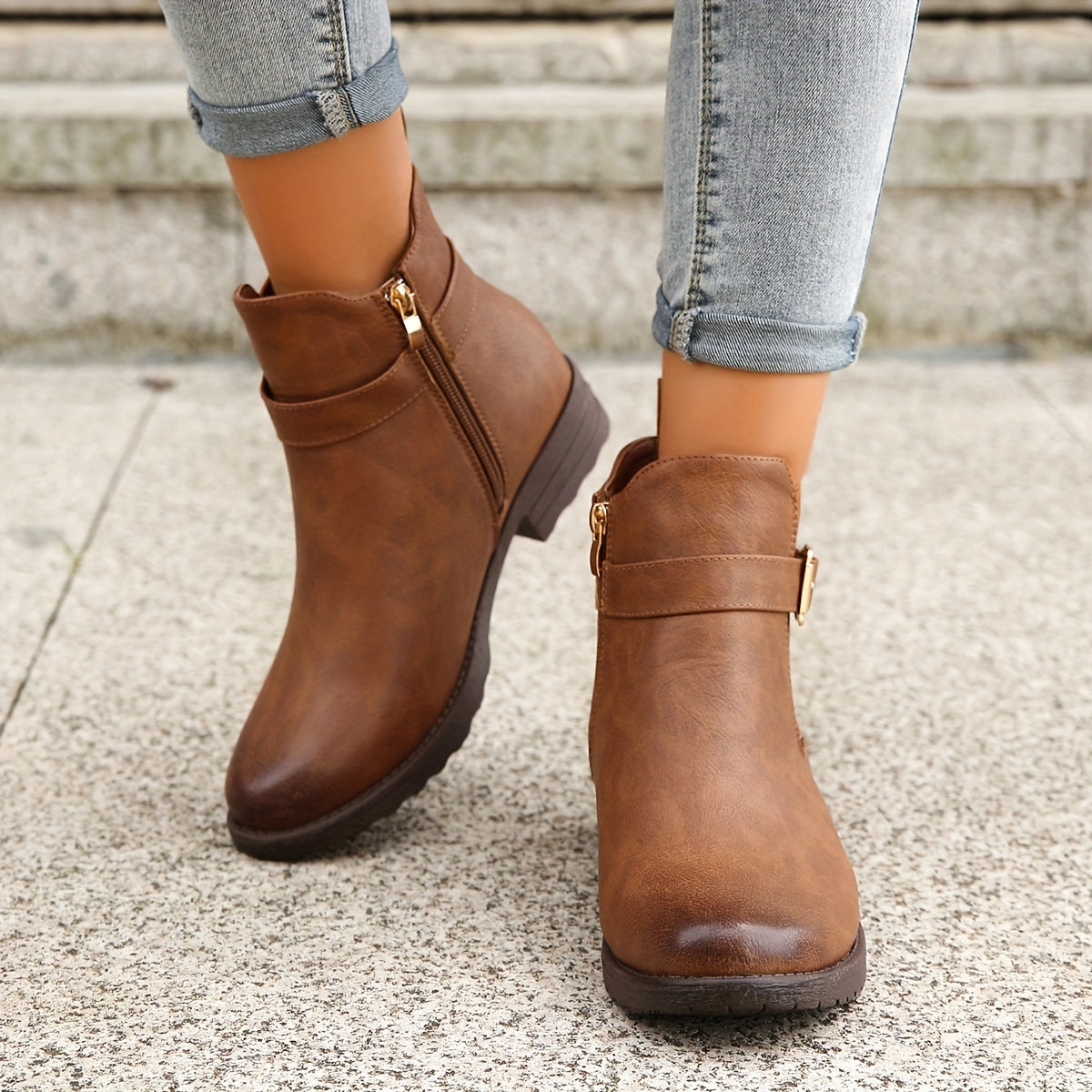 Van Leeuwen | Vintage leren dames winterlaarzen