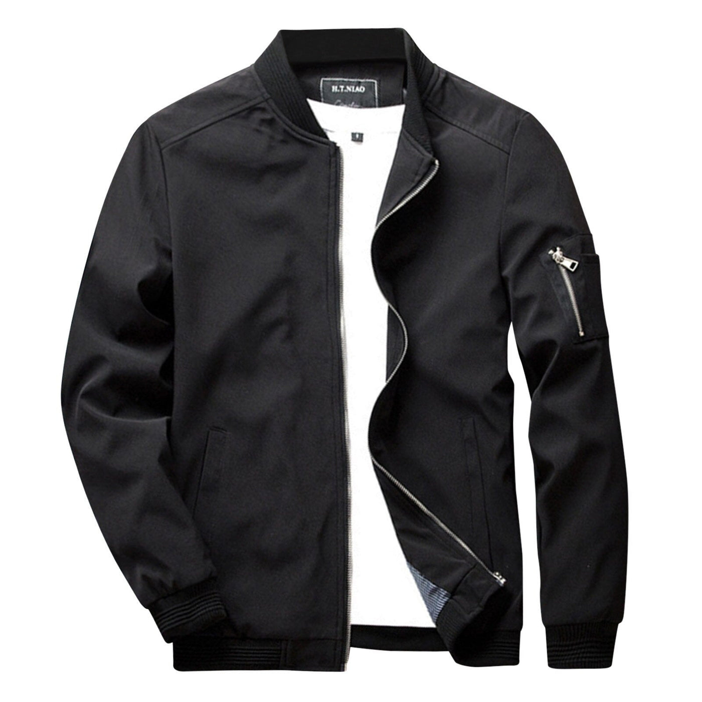 Van Leeuwen | Minimalistische Bomberjas voor Heren met Ritsdetail