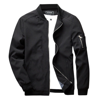 Van Leeuwen | Minimalistische Bomberjas voor Heren met Ritsdetail