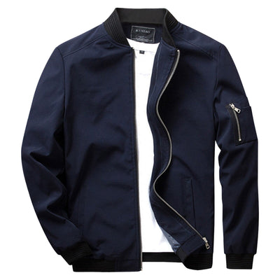 Van Leeuwen | Minimalistische Bomberjas voor Heren met Ritsdetail