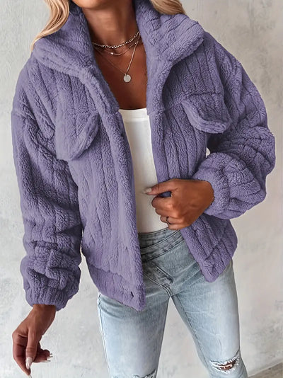 Warme winterteddyjas voor dames