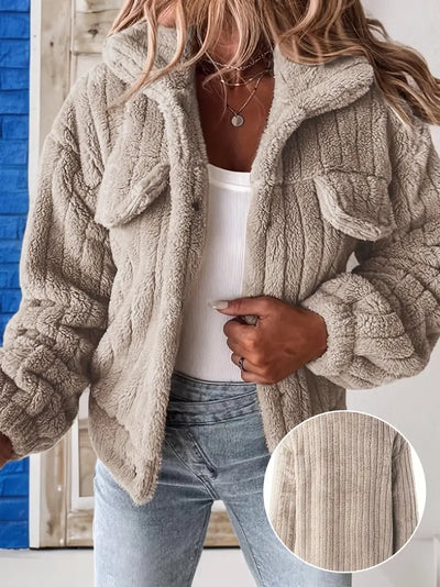 Warme winterteddyjas voor dames