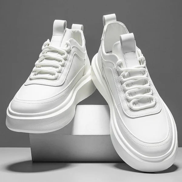 Witte herensneakers in moderne stijl