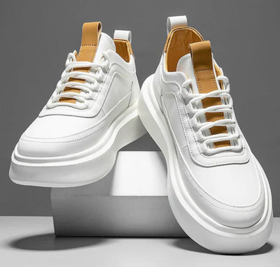 Witte herensneakers in moderne stijl
