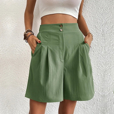 Zomershort met hoge taille voor dames