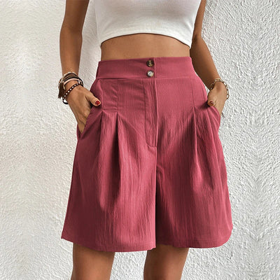 Zomershort met hoge taille voor dames