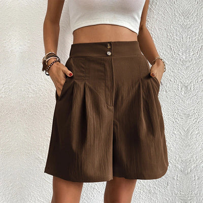 Zomershort met hoge taille voor dames