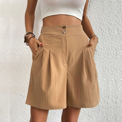 Zomershort met hoge taille voor dames