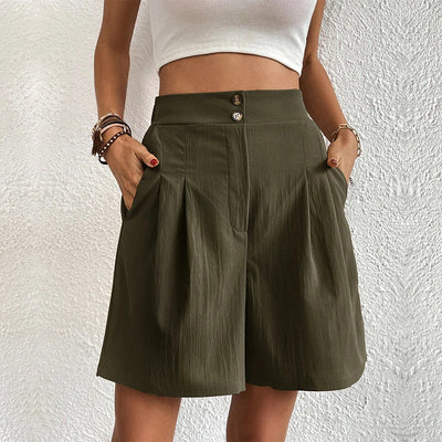 Zomershort met hoge taille voor dames